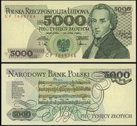 5.000 złotych 1.12.1988, seria CP, numeracja 766