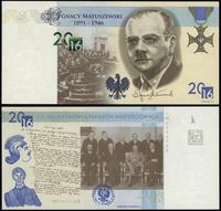 banknot testowy PWPW - Ignacy Matuszewski 2016, 