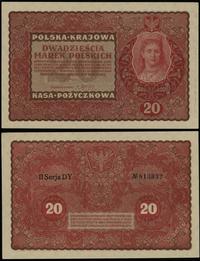 20 marek polskich 23.08.1919, seria II-DY, numer