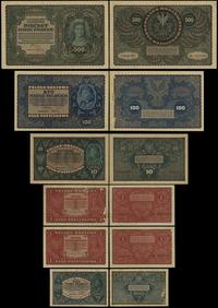 zestaw 6 banknotów 1919–1920, w zestawie: 2 x 1 
