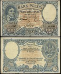 100 złotych 28.02.1919, seria C, numeracja 45877