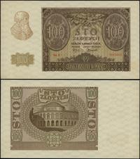 100 złotych 1.03.1940, seria B, numeracja 068580