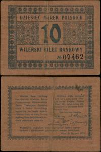 bon na 10 marek polskich 31.01.1920, numeracja 0