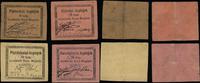 zestaw 4 bonów na: 10, 15, 20, 50 kopiejek 1914,