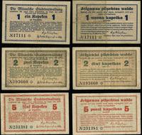 zestaw: 1, 2, 5 kopiejek 20.10.1915, numeracje: 