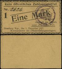 1 marka 1.12.1917, numeracja 2626, stempel na st
