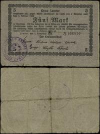 bon na 5 marek ważny od 1.11.1918 do 1.02.1919, 