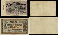 zestaw 2 bonów 1923, w zestawie: 1.000.000 marek