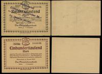 zestaw 2 bonów 1923, 100.000 marek 08.1923 (st. 