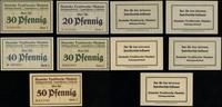 zestaw 5 bonów, 20 fenigów (1. seria), 2 x 30 fe