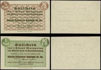 zestaw 2 bonów 1923, w zestawie: 30 i 60 goldfen