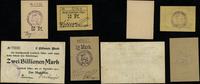 zestaw 4 bonów bez daty (1914) oraz 26.11.1923, 