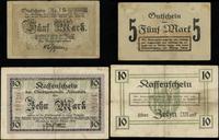 zestaw 2 bonów 1918, w zestawie: 5 marek 31.10.1