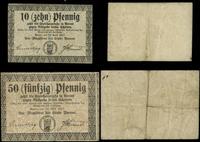 Prusy Zachodnie, zestaw: 10 i 50 fenigów, 16.04.1917