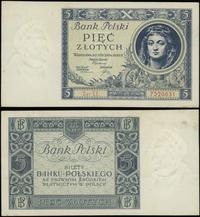 5 złotych 2.01.1930, seria CE. , numeracja 75200