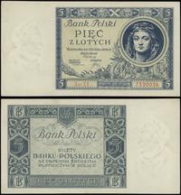 5 złotych 2.01.1930, seria CE. , numeracja 75200