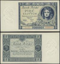 5 złotych 2.01.1930, seria CE. , numeracja 75200