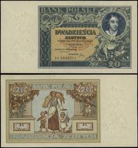 20 złotych 20.06.1931, seria DH. , numeracja 666