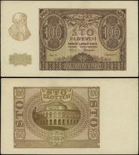100 złotych 1.03.1940, seria D, numeracja 786267