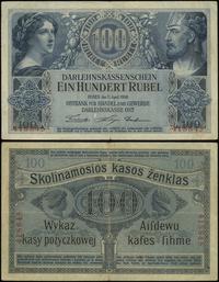 100 rubli 17.04.1916, Poznań, numeracja 418845, 