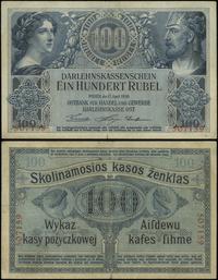100 rubli 17.04.1916, Poznań, numeracja 507159, 