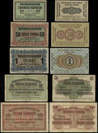 zestaw 5 banknotów 17.04.1916, Poznań, w zestawi