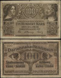 100 marek 4.04.1918, Kowno, numeracja 1032624, l