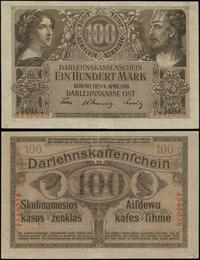 100 marek 4.04.1918, Kowno, numeracja 4549038, b