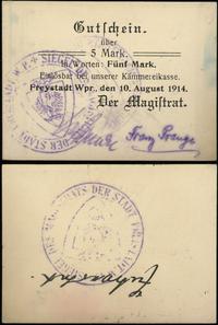 5 marek 10.08.1914, bez oznaczenia serii i numer