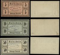 Wielkopolska, zestaw: 5, 10 i 50 fenigów, bez daty (1920)