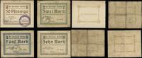 Wielkopolska, zestaw 4 banknotów, ważnych do 30.06.1919