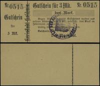 bon na 3 marki ważny od 8.09.1914 do 31.12.1914,