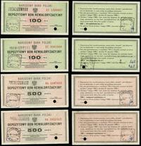 zestaw bonów rewaloryzacyjnych: 2 x 100 złotych 