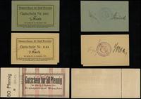 zestaw 3 banknotów 1914, w zestawie: 1/2 marki (