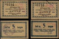 zestaw: 2 x 5 fenigów ważne do 31.12.1917, numer