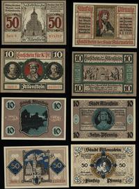 zestaw 4 banknotów 1.04.1921, wydane z okazji pl