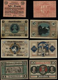 zestaw 4 banknotów 1917–1921, w zestawie: 10 fen