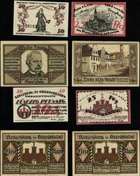 zestaw 4 bonów 1921, w zestawie: 25 fenigów, 50 