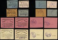 zestaw 8 bonów 1918–1919, w zestawie: 2 x 7 feni