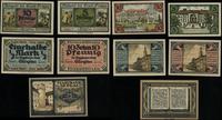zestaw 5 bonów 1920, w zestawie: 5 fenigów, 2 x 