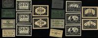 zestaw 9 bonów 1918–1921, w zestawie: 2 x 10 fen