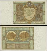 50 złotych 1.09.1929, seria DX. , numeracja 7608