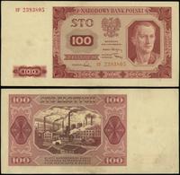 100 złotych 1.07.1948, seria EF, numeracja 23938