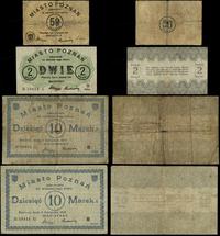 zestaw 4 bonów 4.11.1919, w zestawie: 50 fenigów
