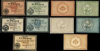 zestaw 5 bonów 1917–1921, w zestawie: 10 fenigów