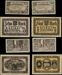 zestaw 4 bonów 1921–1922, w zestawie: 5 i 10 mar
