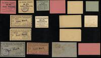 zestaw 8 bonów 1918, nominały: 1 fenig, 2 x 10 f