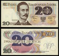 20 złotych 1.06.1982, seria H, numeracja 6377395