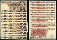 Polska, zestaw: 11 x 100 złotych, 1.06.1979
