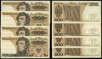 Polska, zestaw: 4 x 500 złotych, 1.06.1979